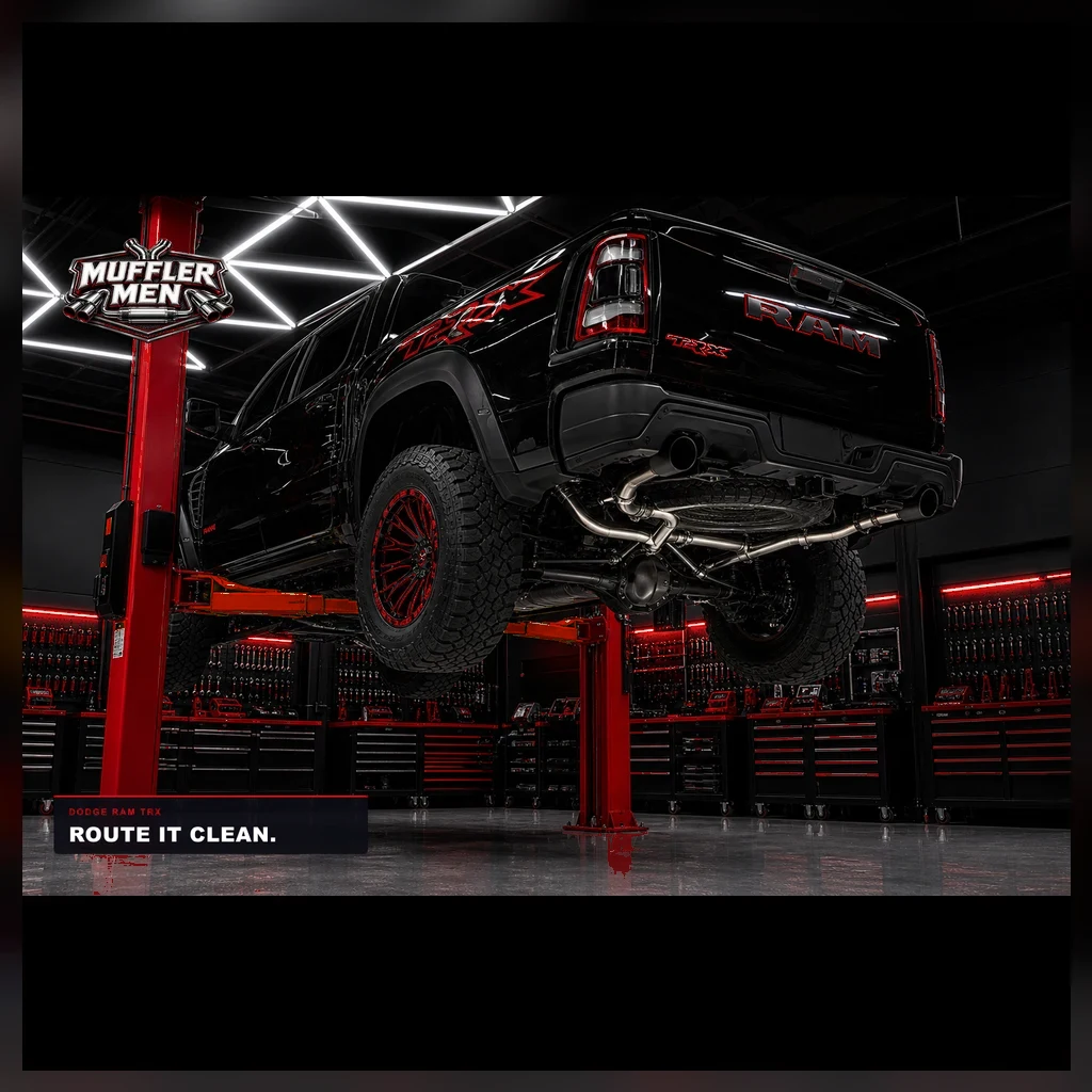 Dodge RAM TRX underbody routing for Oak Flats Muffler Men exhaust advice
