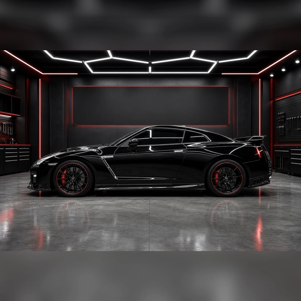 Nissan GT-R R35 - Check the side exhaust detail